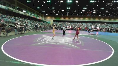 114 lbs Quarterfinal - Sarah DeLaCerda, Alamosa vs Taylor Echeverria, Crook County
