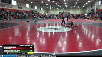 55 lbs Semifinal - Phillip Yang-Elson, Summit Wrestling Academy vs Gavin Boehlke, No Nonsense