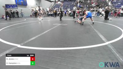 64 lbs Final - Braylen Jones, Newcastle Youth Wrestling vs Dustin Hampton, Noble Takedown Club