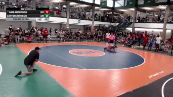 83-90 lbs Quarterfinal - Kam Anderson, Harvey Twisters WC vs Carter Johnson, Lincoln Youth Wrestling