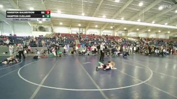 65 lbs Cons. Round 2 - Hampton Clelland, Green Canyon Wrestling vs Kingston Malmstrom, Jayhawk Wrestling