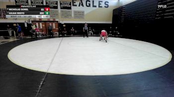 157 lbs Round Of 16 - Nicholas Sorel, Norwich Free Academy vs Julian Resto, New Britain