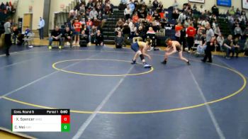 98 lbs Cons. Round 5 - Xander Spencer, Green vs Christian Mei, Kirtland