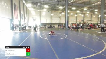 57 lbs Quarterfinal - Daniel Torres, Mat Demon WC vs Jayden Halstead, Roseburg Mat Club