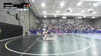 144 lbs Cons. Round 3 - Olver Cruz, Lompoc vs Aaron Amabisca, Roosevelt