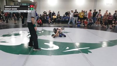55 lbs Round Of 32 - Cannon Eckhardt, GA vs Bentley Ishuin, NC