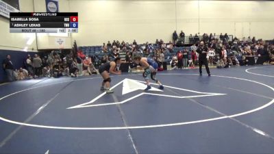 180 lbs Champ. Round 1 - Ashley Lekas, Texas Wesleyan vs Isabella Sosa, Umpqua Community College