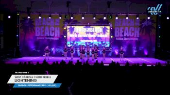 West Carroll Cheer Rebels - Lightening [2025 L2 Performance Rec - 14Y (AFF) Day 2] 2025 ACDA Reach the Beach Rec Nationals