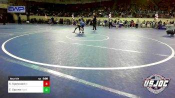 80 lbs Consolation - Knari Spotwood, Del City Little League vs Ely Garrett, Deer Creek Wrestling Club