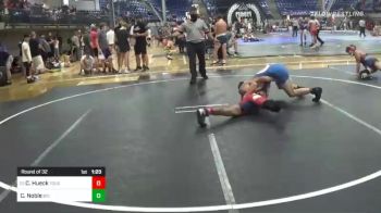 120 lbs Round Of 32 - Conner Hueck, TOUGHNiQUE WC vs Christian Noble, Big Lake