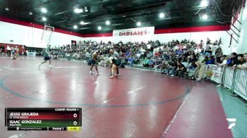 132 lbs Semifinal - Jesse Grajeda, St John Bosco vs Isaac Gonzalez, Western