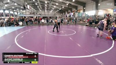 224 lbs Cons. Round 1 - Gustavo Zamora Iii, NXT Level Wrestling Academy vs Chandyn Southard, West Texas Grapplers Wrestling Club