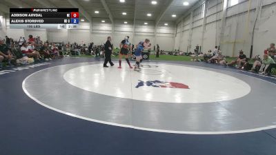 190 lbs Addison Arvdal, Nebraska vs Alexis Storsved, North Dakota Gold