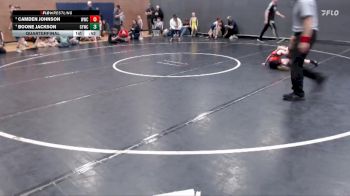 45 lbs Quarterfinal - Camden Johnson, Warrior Wrestling Club vs Boone Jackson, Grangeville Youth Wrestling Club