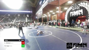 62 lbs Quarterfinal - Leyton Watson, Matpac Wrestling ND vs Maxton Haar, Douglas WC