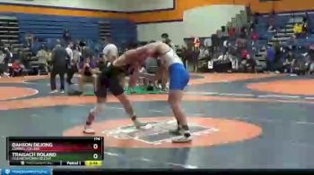 174 lbs Cons. Round 2 - Traisach Roland, Elizabethtown College vs Dahson Dejong, Cornell College