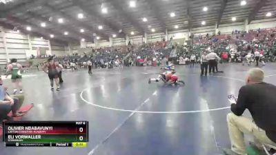 153 lbs Cons. Round 4 - Olivier Ndabavunyi, Layton Christian Academy vs Eli Vorwaller, Stansbury