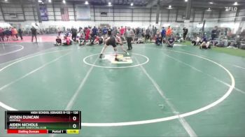 126 lbs Champ. Round 2 - Ayden Duncan, Norfolk vs Aiden Nichols, Ocean Lakes Wrestling Club