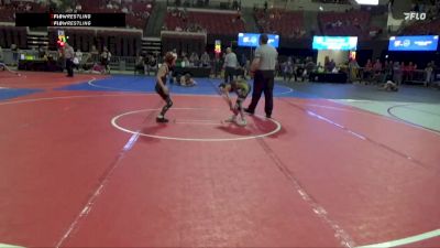 70 lbs Quarterfinal - Ryder Gray, Moorcroft Mat Masters vs Gannon Chagnon, Lights Wrestling Club