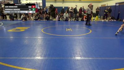 68 lbs Round Of 16 - Ash Henecker, Rednose W.S. vs Jeremiah Mendez, All American W.C.