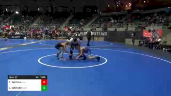 75 lbs Consolation - Sawyer Watkins, Vian Youth Wrestling vs Camden Whitnah, Harrah