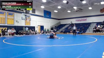 184 lbs Champ - Round 1 (16 Team) - Micah Cauthers, Cloud County Community College vs Dax Wood, Big Bend Community College