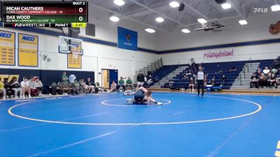 184 lbs Champ - Round 1 (16 Team) - Micah Cauthers, Cloud County Community College vs Dax Wood, Big Bend Community College