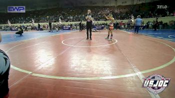 75 lbs Consi Of 16 #2 - Colt Blasengame, Aztec Grappling Academy vs Brison Montgomery, CacheWrestlingClub