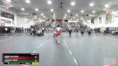 126 lbs Cons. Round 3 - Jesse Salazar, Covina vs Manuel Cruz, Katella