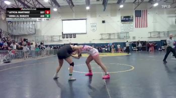 155 lbs 1st Place Match - Dema Al Rubaye, Aloha vs Leticia Martinez, Century