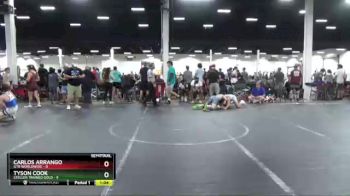 113 lbs Semis (4 Team) - Tyson Cook, Steller Trained Gold vs Carlos Arrango, GTB Worldwide
