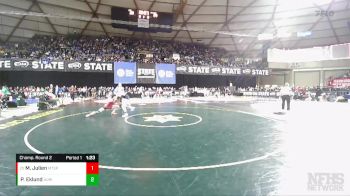 3A 126 lbs Champ. Round 2 - Maddox Julien, Mt. Spokane vs Payton Eklund, Auburn Riverside