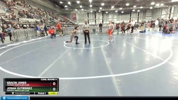 106 lbs Cons. Round 3 - Josiah Gutierrez, Wapato Wrestling Club vs Gracin Jones, Conrad Wrestling Club