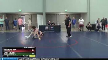 120 lbs Placement Matches (8 Team) - Anthony Isek, Colorado vs Jack Nelson, Minnesota Silver