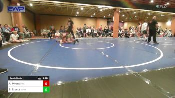 88 lbs Semifinal - Aaron Myers, Gladiator Wrestling Club vs Sy Stoute, NORTH DESOTO WRESTLING ACADEMY