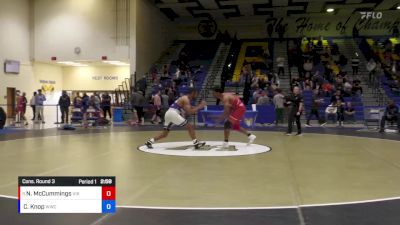 97 lbs Cons. Round 3 - Nasser McCummings, Virginia vs Christian Knop, Wolfpack Wrestling Club