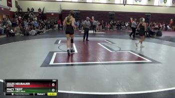 110 lbs Cons. Round 1 - Jules Neubauer, Denver vs Macy Tiedt, Waverly-Shell Rock