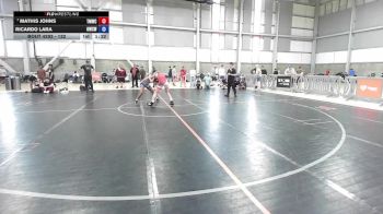 132 lbs Quarters - Mathis Johns, Thunder Mountain Wrestling Club vs Ricardo Lara, Omak Wrecking Crew Wrestling