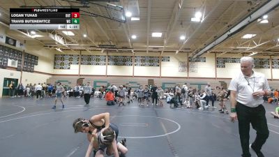 84 lbs Round 2 (8 Team) - Logan Yuhas, The Outsiders vs Travis Butenewitcz, Wrecking Crew