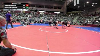 120 lbs Semifinal - Kameron Rudd, Battlefield Wrestling Club vs Preston Donham, Gravette Wrestling Club
