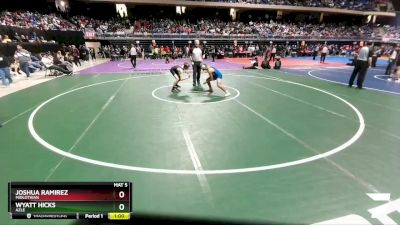 5A 120 lbs Cons. Round 1 - Joshua Ramirez, Midlothian vs Wyatt Hicks, Azle