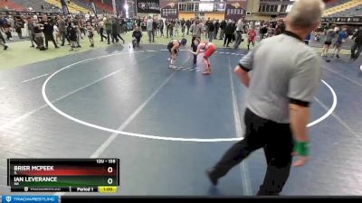 135 lbs Cons. Round 1 - Brier McPeek, IL vs Ian Leverance, WI