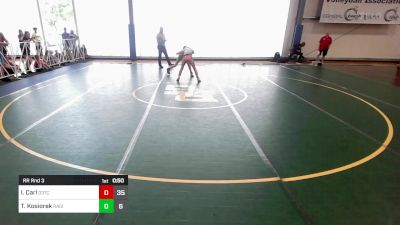 95 lbs Rr Rnd 3 - Ivy Carl, D3Primus vs Tanner Kosiorek, Ragin Raisins Niagara