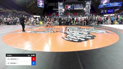 144 lbs Cons 16 #2 - Evan Boblits, MD vs Easton Doster, IN