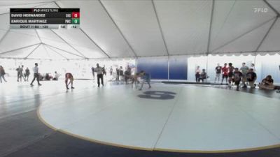 120 lbs Cons. Round 1 - Enrique Martinez, Pounders Wrestling Club vs David Hernandez, Cypress High School