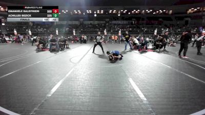 61 lbs Final - Emanuele Balistrieri, Saddle Brook vs Achilles Bezick, Savage TC