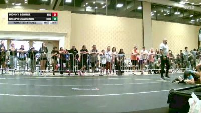 132 lbs Quarterfinal - Jhonny Benitez, Wright Wreslting Academy vs Joseph Guardado, Rough House