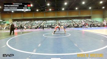 126 lbs 2nd Place - Peyton Hernandez, Concede Nothing vs Vince Contreras, BULLDOG WRESTLING CLUB