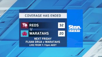 Replay: Waratahs vs Reds | Mar 26 @ 11 AM
