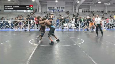 120 lbs Round Of 64 - Deshawn Thomas, Elite Athletic Club Bad Boys - HSB vs Kai Plinski, Freakztyle Supremacy - HSB